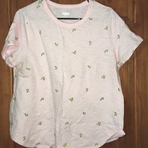ALMOST NEW OLD NAVY BANANA T SHIRT